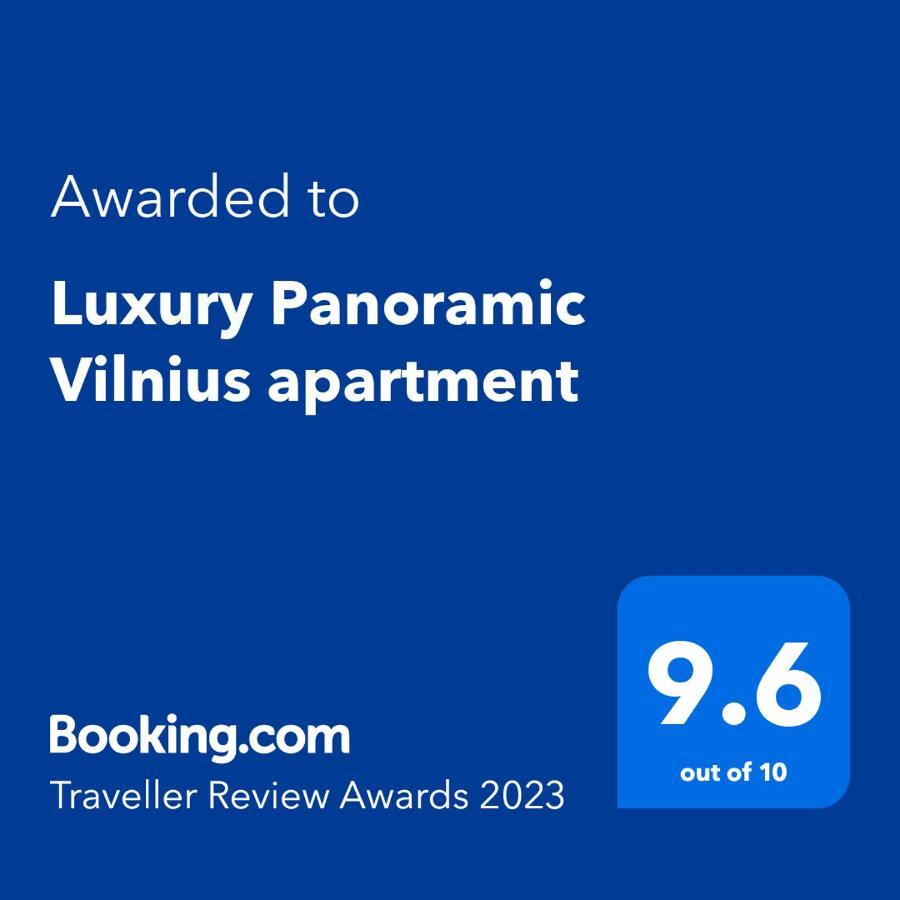 Luxury Panoramic Vilnius Apartment VNO Exterior foto
